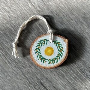 Hand Painted Wood Ornament
